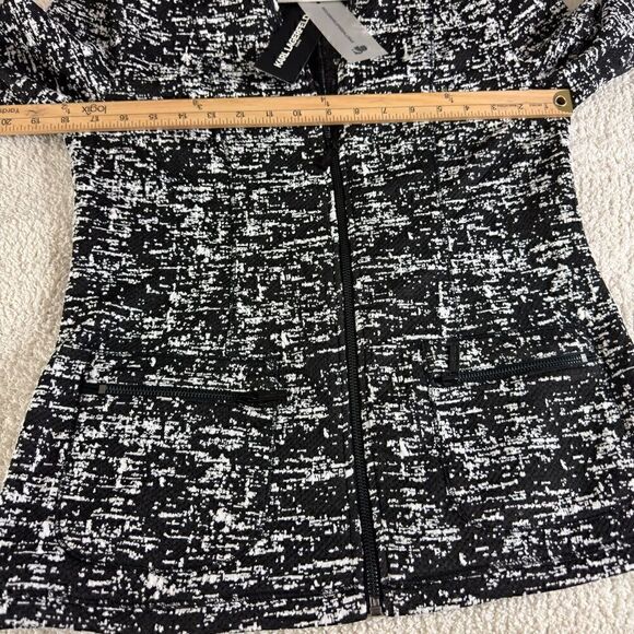 Karl Lagerfeld Paris Jacket Womens Size Medium Full Zip Tweed light Preppy New - Picture 9 of 14